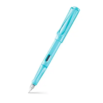 Lamy 0D1 Safari 2023 Limited Edition Fountain pen (Medium) - Aqua Sky