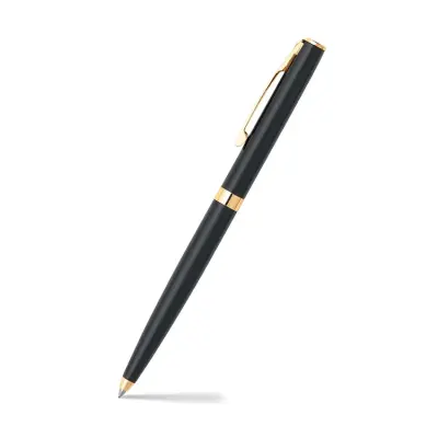 Sheaffer SAGARIS 9471-K Gloss Black Ballpoint Pen With Gold Tone trim