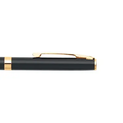 Sheaffer SAGARIS 9471-K Gloss Black Ballpoint Pen With Gold Tone trim